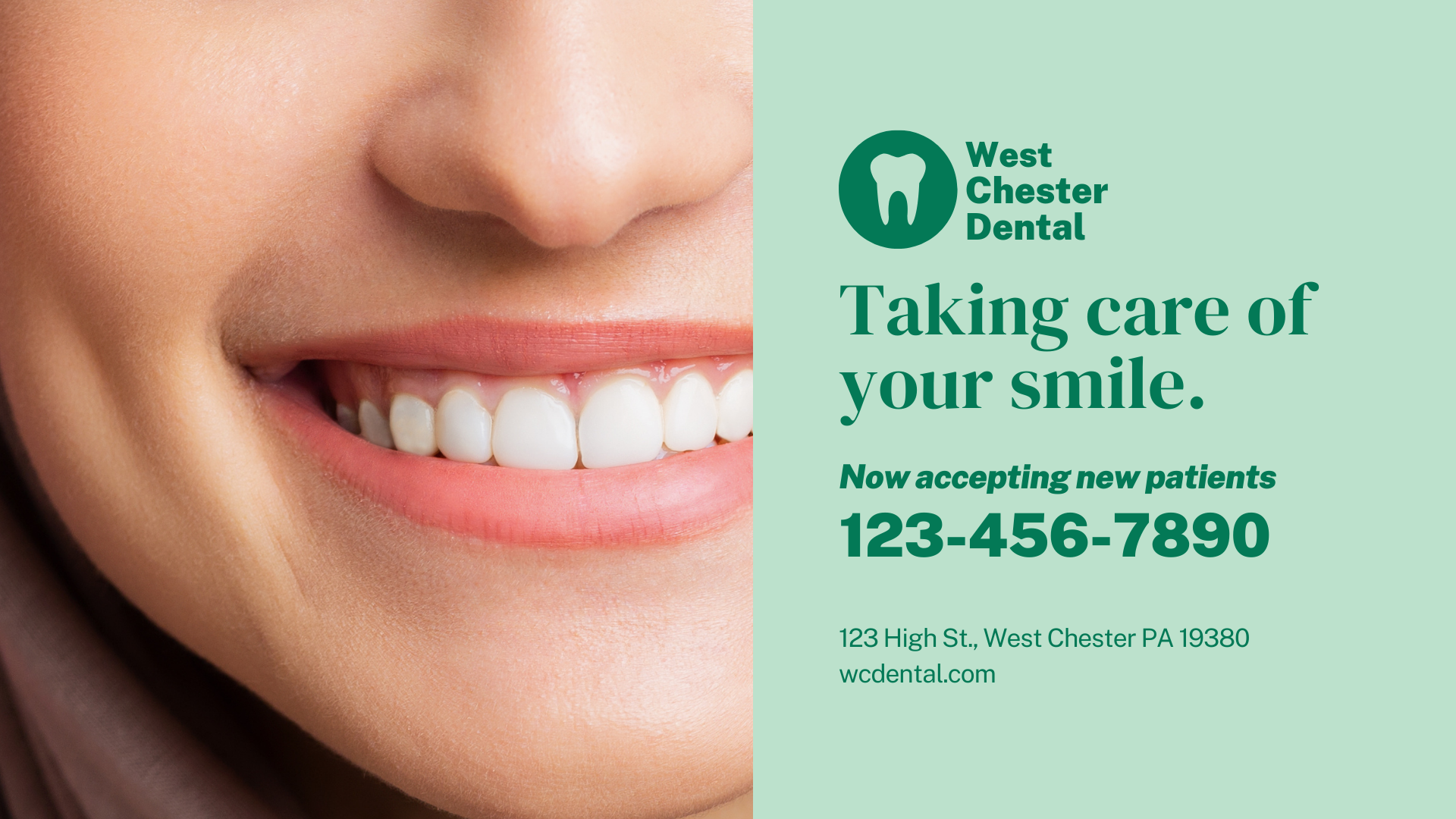 Dental Practice ad example